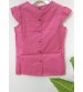 Girl  Plain Sleeveless Cotton Frock, Dress For Girl Kids, Children Wear, Color: Pink, 100% Cotton, Age 3 To 4 Years.